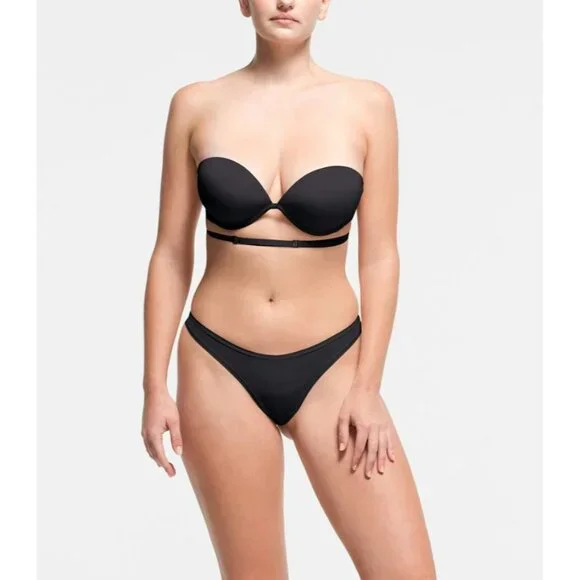 SKIMS Multi-Way Bra Underwire Bra Onyx Size 34D NWT - Picture 4 of 11